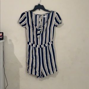 Striped Romper